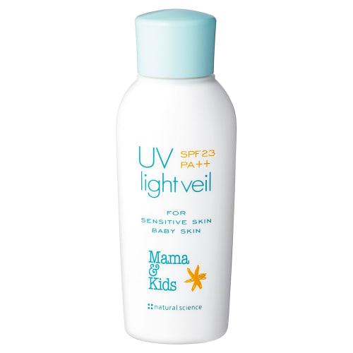 Mama&kids uv light veil spf23pa++ 90ml [hypoallergenic skin care] additive-free, fragrance-free, sunscreen, uv care