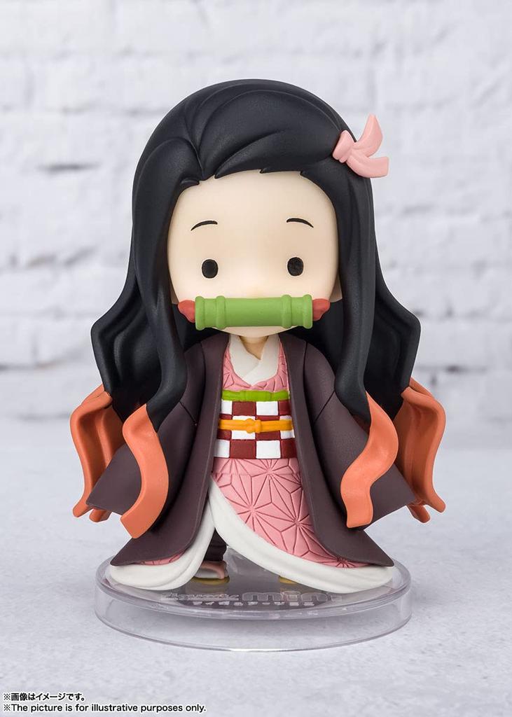 TAMASHII NATIONS Figuarts Mini Demon Slayer: Kimetsu No Yaiba Little Nezuko Approx. 75mm Made of PVC and ABS Painted Movable Figure