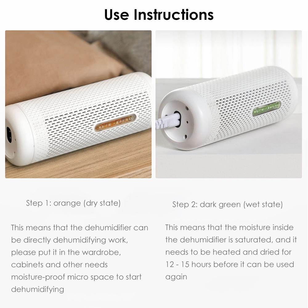 20W Air Dryer Home Moisture Absorber Recyclable for Home Wardrobe Electric Air Dehumidifier