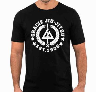 Camiseta Gracie Jiu- Jitsu Fighter Rio De Janeiro Camiseta MMA BJJ Lucha 1925