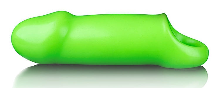Gaine de pénis phosphorescente Smooth Strong Glow 12 x 4.5cm - Ouch! Glow - Gaines Pénis