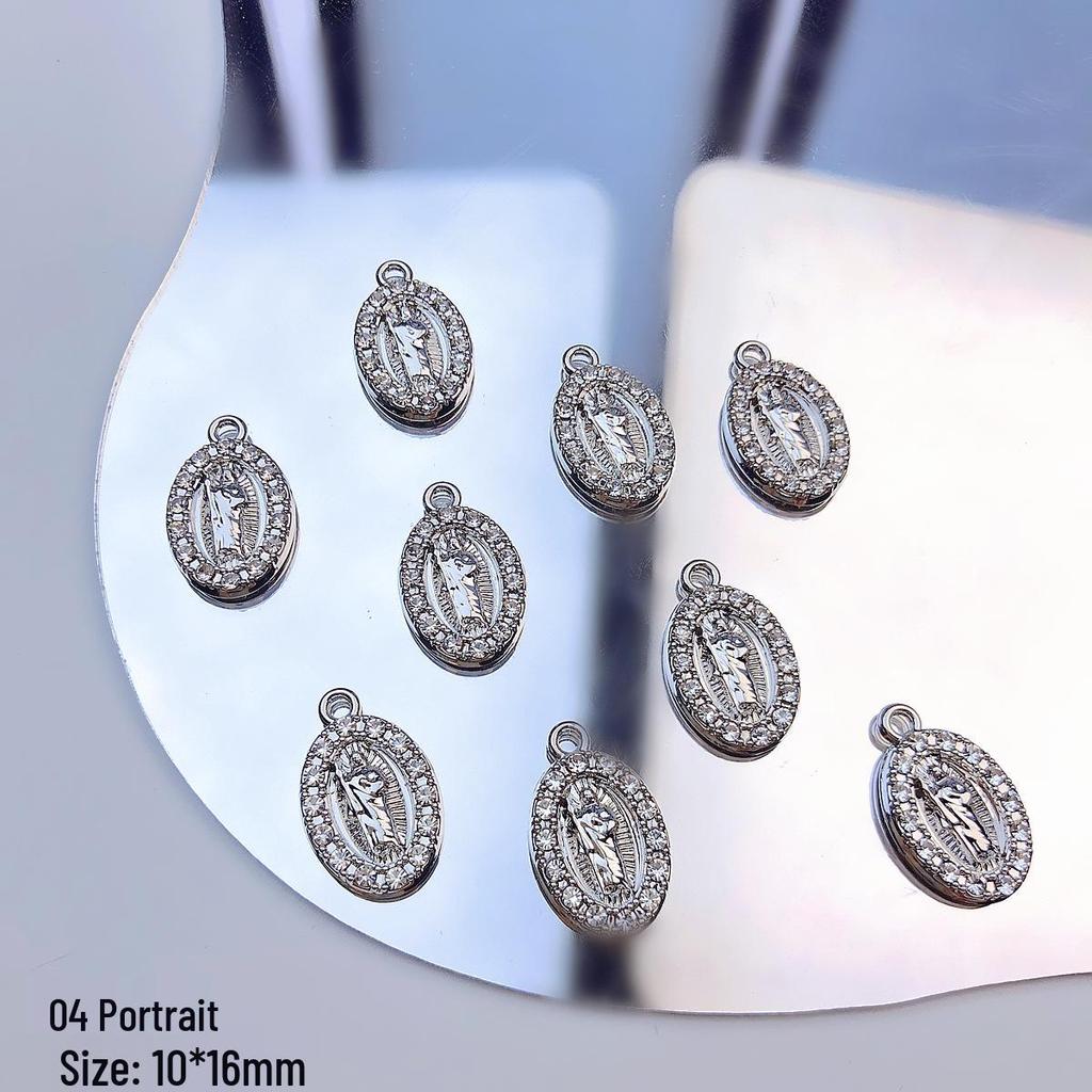 Cherry Moon Alloy Pendant Beaded Necklace & Bracelet DIY Kit