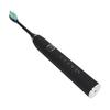 Electric Tooth Brush 5 Modes IPX7 Waterproof Charging Base 1200mAh Smart Toothbrush with Brushhead for Home Travel Black