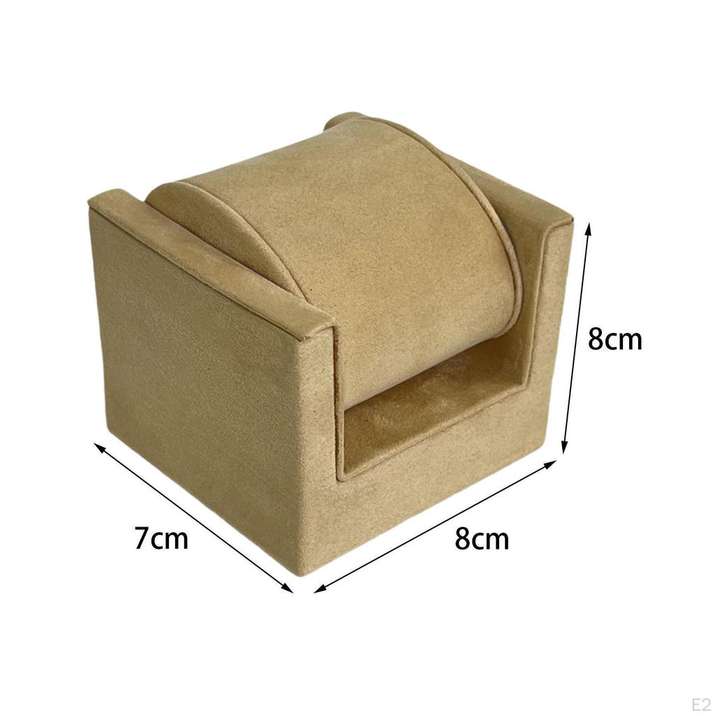 Display Stand for Watch, Velvet Holder Jewelry, Organizer Timepiece
