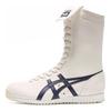 ONITSUKA TIGER Mexico 66 Trend Boxe Durevoli Sneakers Lifestyle High-Top Sneakers Unisex Bianco Blu 1183C454-100