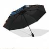 Paddington Bear Print Automatic Open Close Umbrella, Portable Foldable Umbrella, for Outdoor Commute Camping Trip, Ideal Birthday Gift