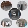 10Pcs Door Hook Adhesive Wall Hooks Transparent Anti-skid Traceless Heavy Duty Stick On Hook Bathroom Kitchen Wall Stickers