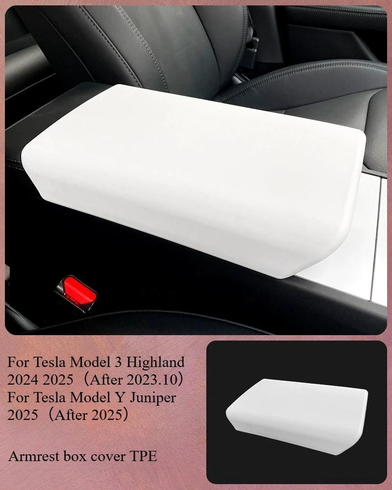 Storage Box for Tesla Model Y Juniper 2025 Accessories Center Console Armrest Storage Box Stowing Tidying New Model 3 Highland