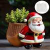Santa Claus backpack succulent plant flowerpot resin silicone mold Santa Claus gift bag storage box candle cup gypsum molds