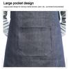 New Unisex Cowboy Apron Wear-resistant Thickened Work Apron With 1 Pockets Waiter Apron