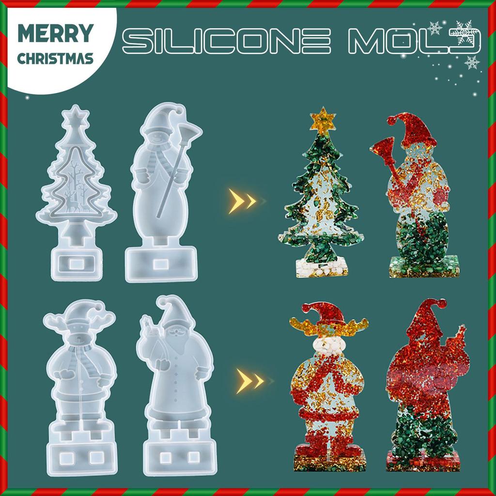 Christmas Deer Silicone Candle Mold - Reindeer Resin Mold For DIY Candle Making, Soap, Crafts (1 Piece)