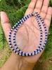 2 Pc 925 Silver Evil Eye Protection Anklet, 10 Inch, Amulet Nazariya Blue Bead 2 Pc Jewelry, Handmade, Handcrafted FREE SHIP
