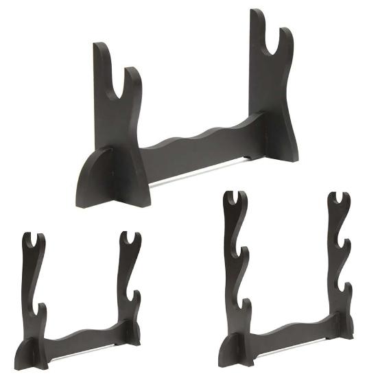 Supporti per Spade in Legno Protettivi a 1/2/3 Strati Supporto Espositore in Legno per Spade Samurai per Esposizione