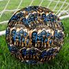 Blue Smurfs Print Size 5 Soccer Ball, Standard Match Football for Sports Game and Team Practice, Ideal Gift for Soccer Fans