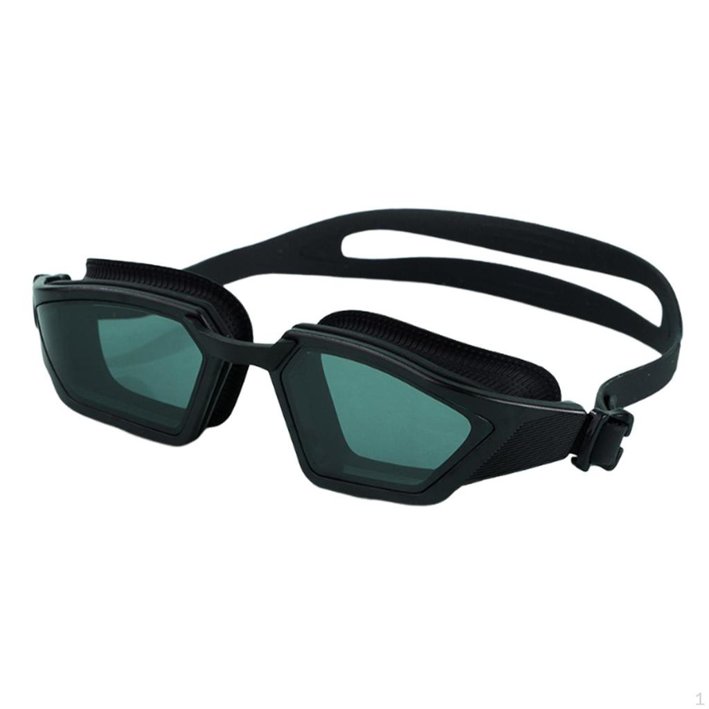 Swimming Goggles Adjustable Silicone Glasses for Adults Women Men
