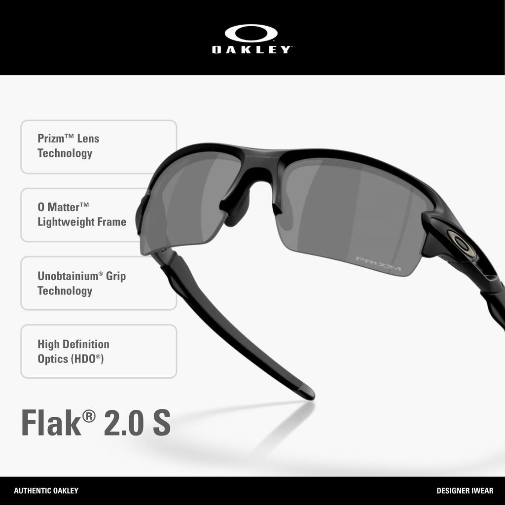 Oakley Sunglasses 0OO9511 FLAK MATTE BLACK PRIZM BLACK 95110659 S Polarized [Oakley] 2.0