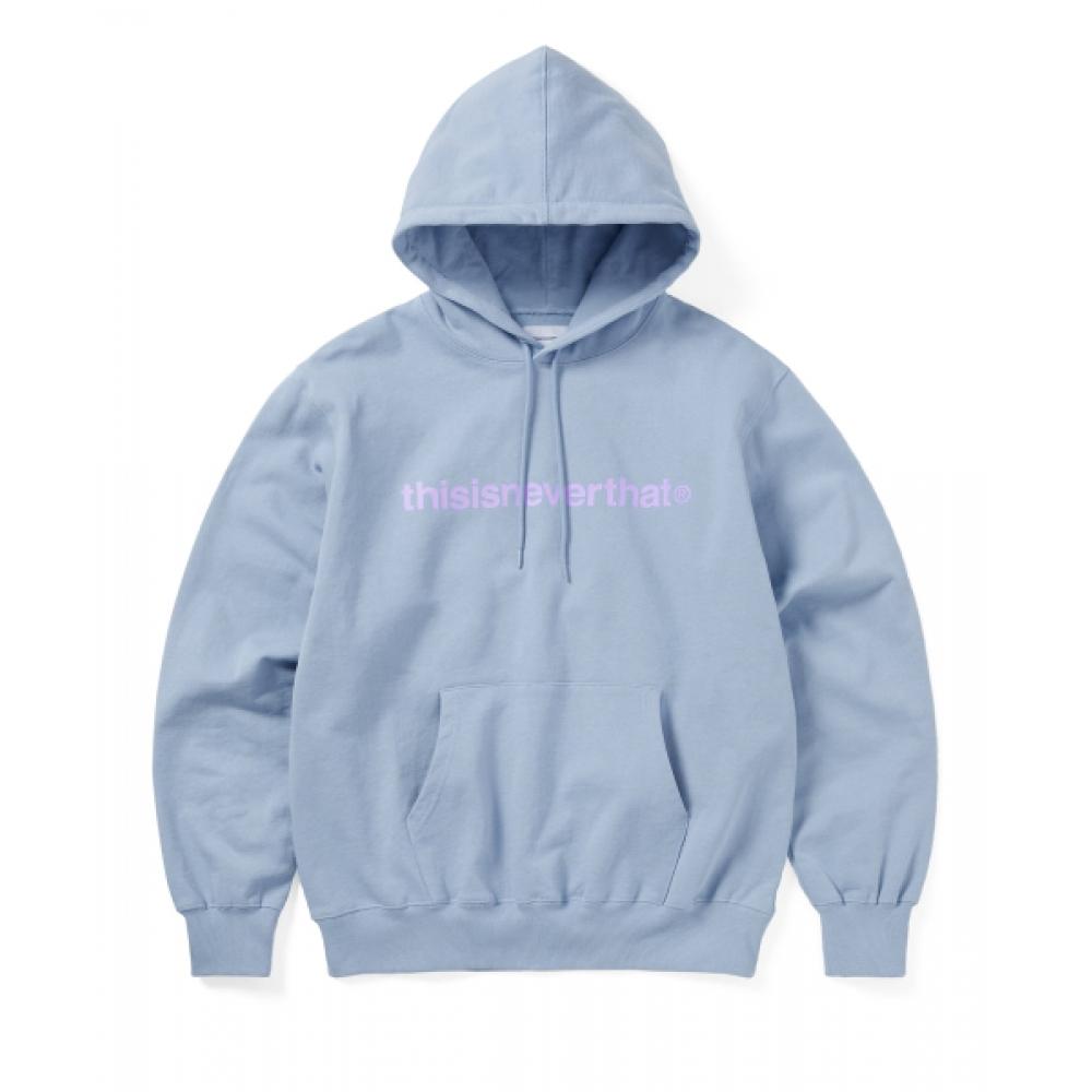ThisisneverThaT T Logo lT Hoodie Lavender Grey L