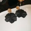 Silver Needle Retro Black Zircon Love Butterfly Earrings Sweet Cool Style Personality Earrings Light Luxury Premium Earrings