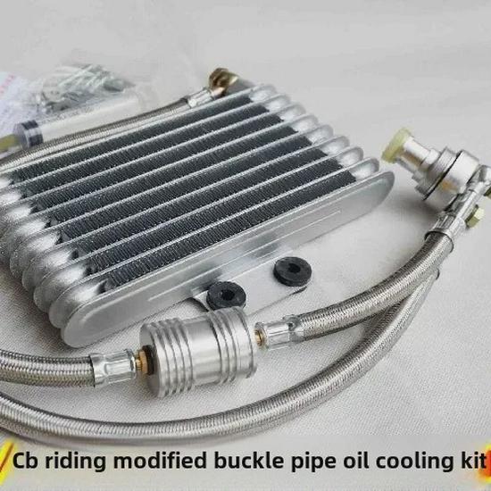 Motorcycle Off-Road Oil Cooler Radiator Pipe for CB CG Kymco Sanyang T1 Qianlong