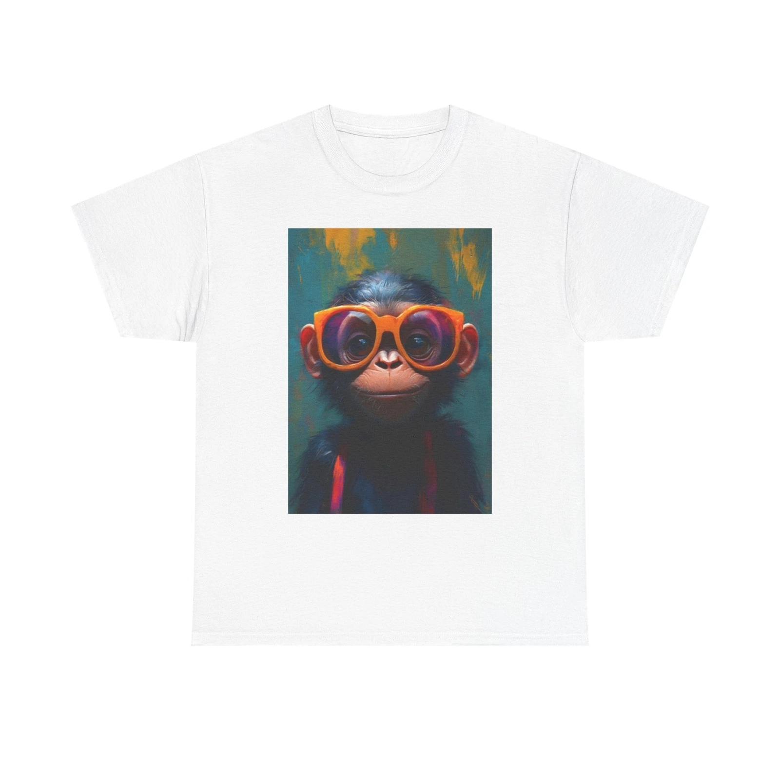 Men s and Women s T-shirts Funny Monkey XXXXL