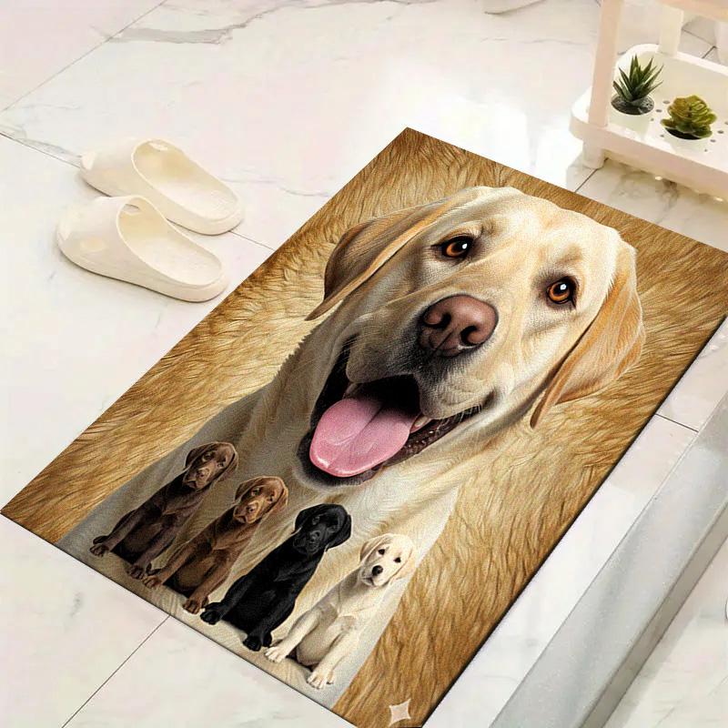 Labrador Dogs Carpet Rug for Living Room Bedroom Home Sofa Decoration,Kids Play Non-slip Floor Mat