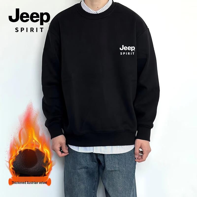JEEP SPIRIT Men's Round Neck Sweatshirt