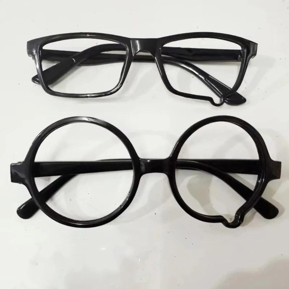 Half Rim Anime Eyewear Frame Full Rim Cosplay Glasses Trendy Teardrop Eyeglass Frame Halloween
