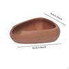 Triangular Wood Coffee Beans Cup Display Tray Tool 10x8x2.8cm Multipurpose