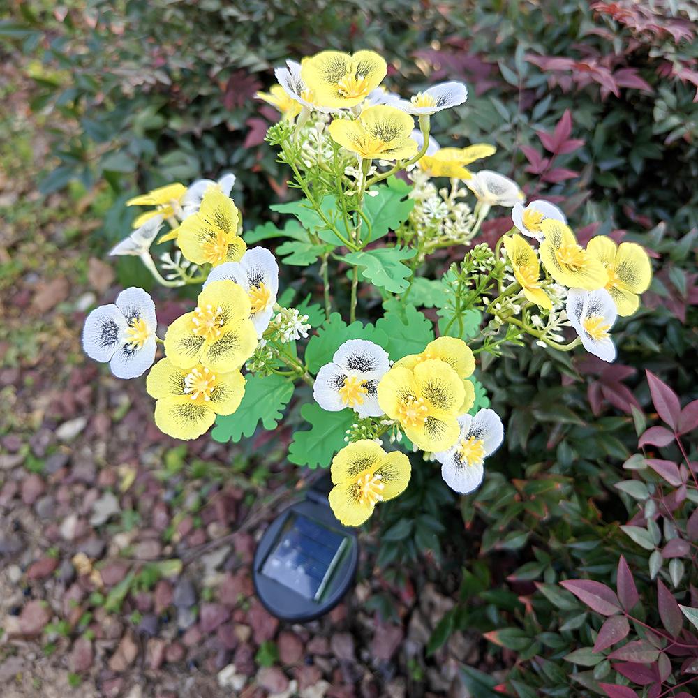 Year of the Horse LED Solar Butterfly Garden Stakes - Waterproof Outdoor Lights