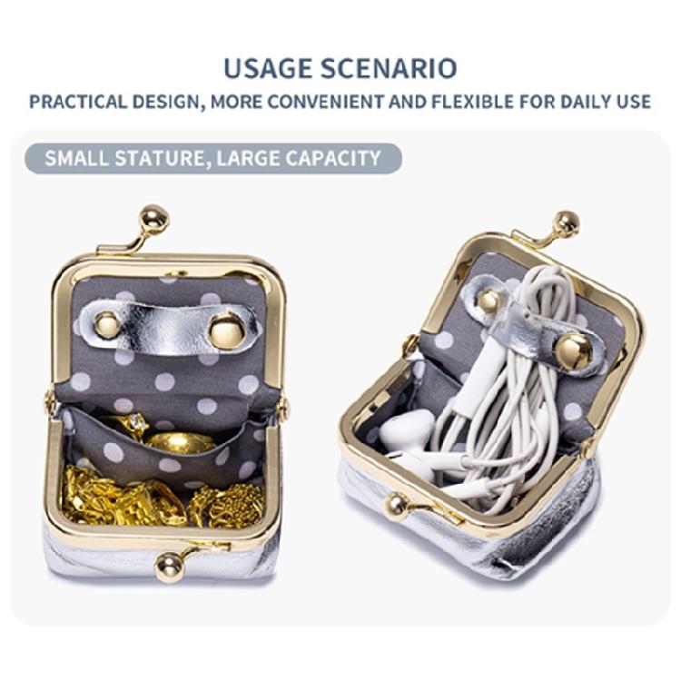 Vrchní vrstva kůže Cestovní pouzdro na šperky s prostornými přihrádkami Lehké řešení pro uložení náušnic, řetízků