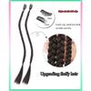 Lightweight Braid Wig With Strong BB Clip Hair Weaving Extension Ponytail Hairpiece  for Women