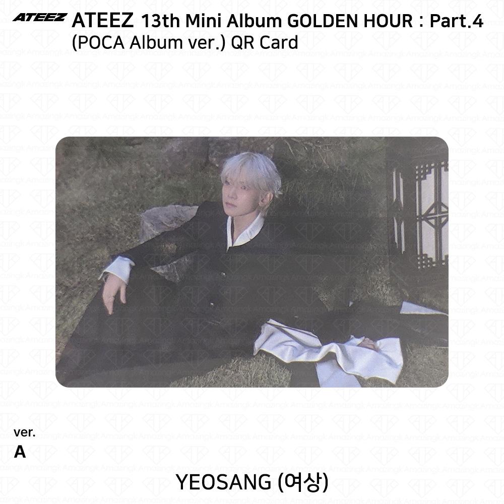 ATEEZ 13. Mini-Album Golden Hour Teil 4 POCA Album Version. Fotokarte