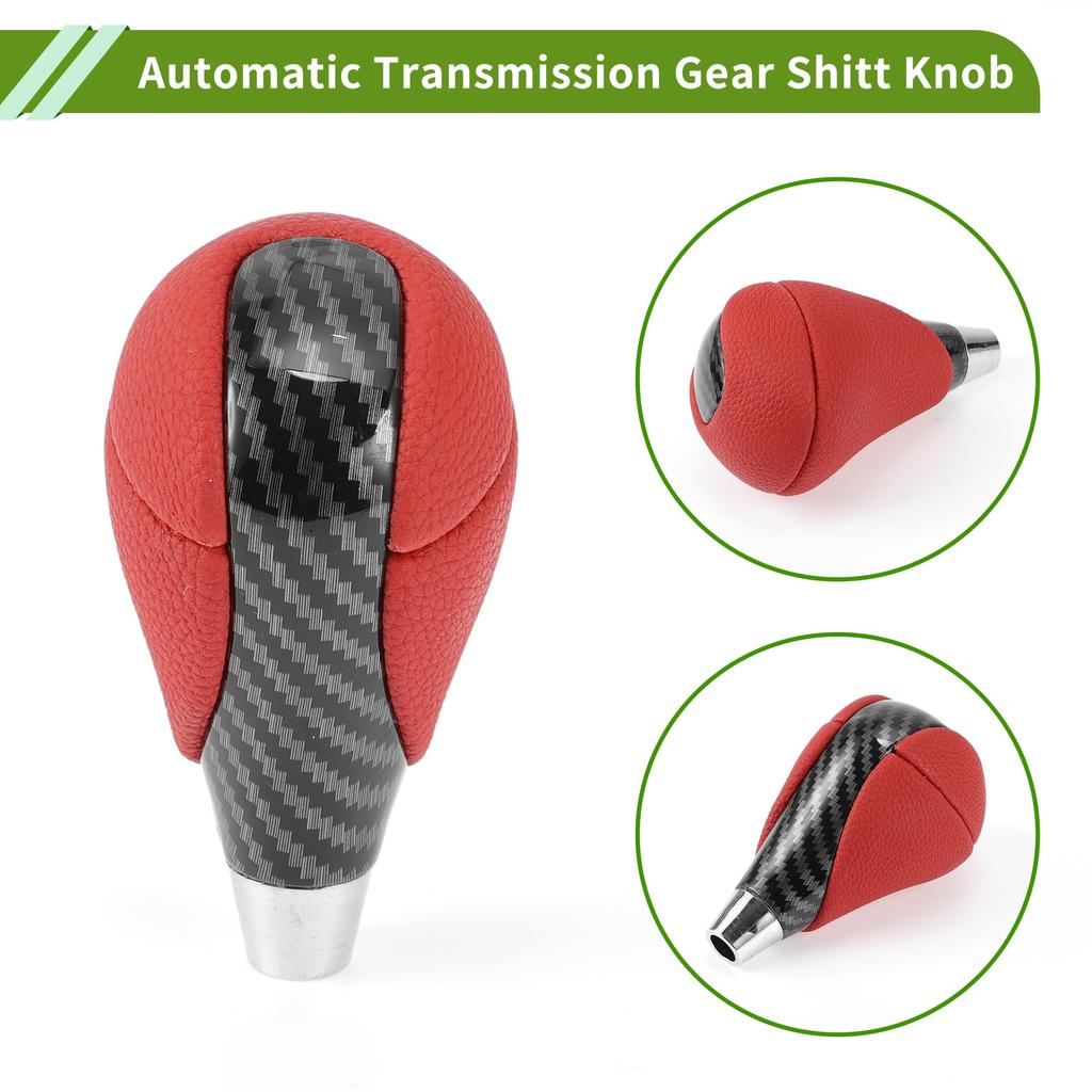 HOPESPANNER Automatic Gear Shift Knob for Lexus ES350 Plastic and Synthetic 1pc 2007-2015, Leather,