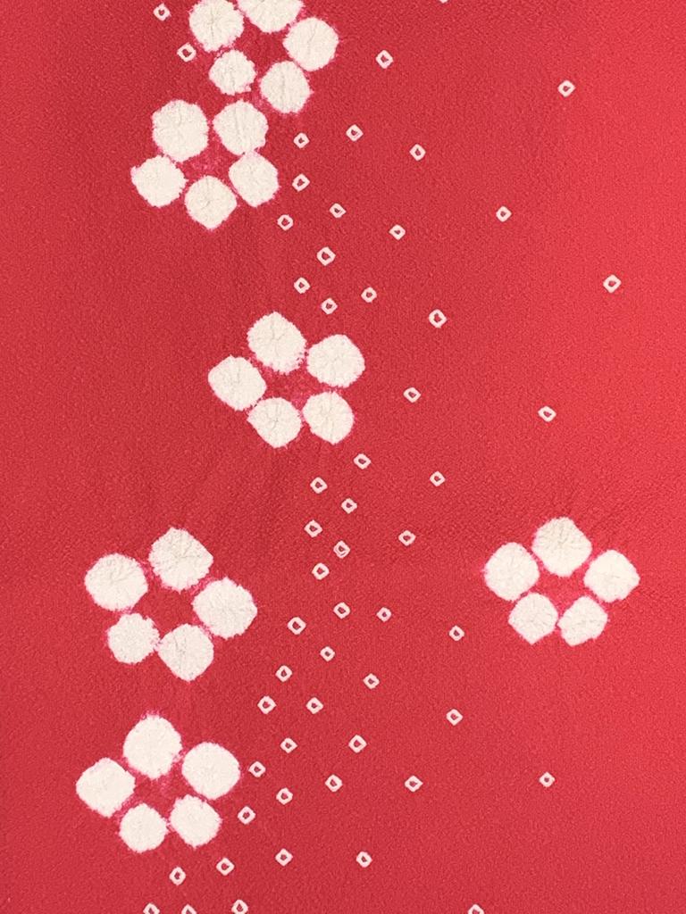 7 Years Girl In Pure Genuine Shibori Gold Piece Picture Kimono HYS218 [Muromachi-st.] Shichi-Go-San Kimono, Old, (Made Japan, Silk), Pattern,