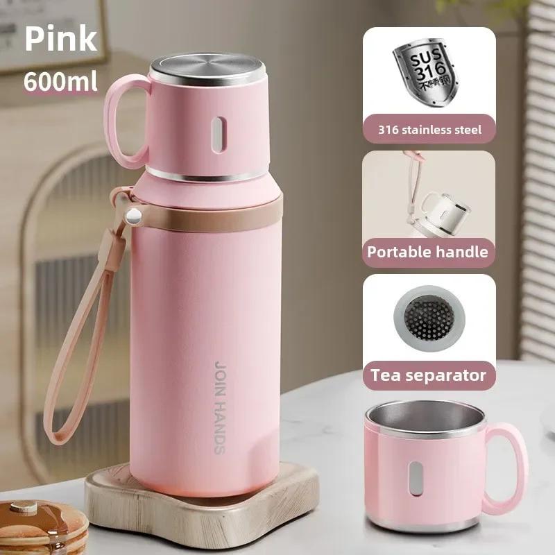 316 stainless steel portable thermos cup high value teacup water cup business cup Sports water