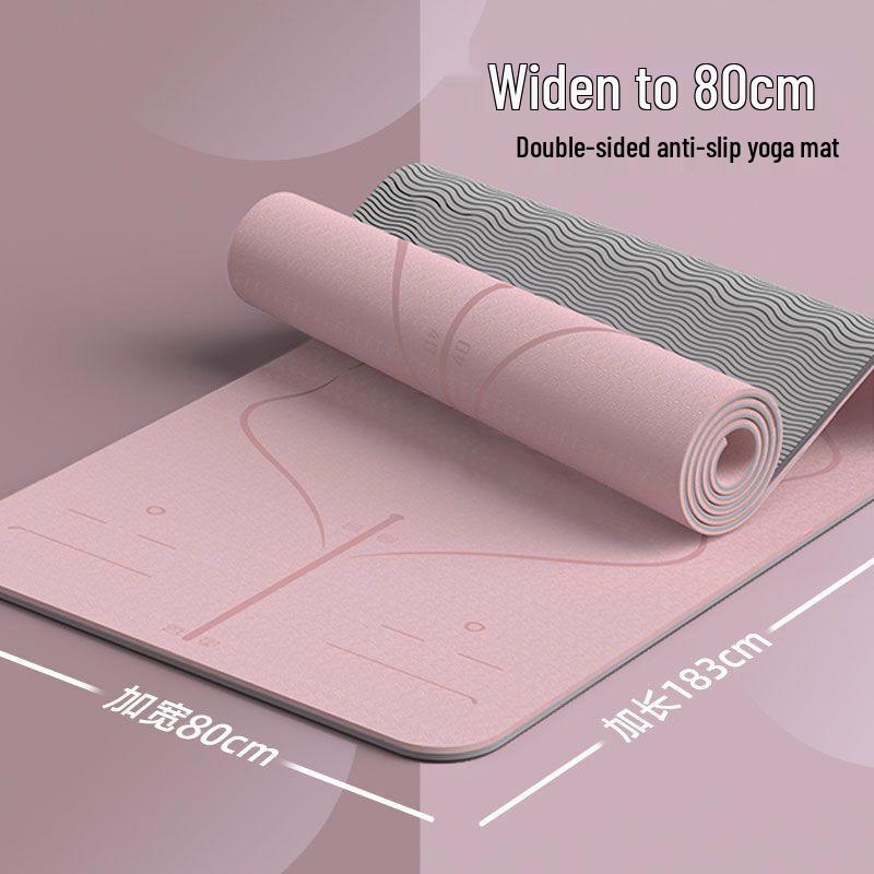 Eco-Friendly Non-Slip Yoga Mat: Soundproof & Shock-Absorbing Fitness Mat for Indoor Use