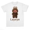 Kanye Wests Layeye T-Shirt Harajuku Stil Unisex und Unisex Sommer Mode T-Shirt Bedrucktes Kurzarm Lockeres Unisex T-Shirt Top