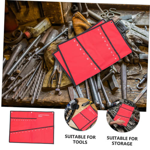 LIFKOME Repair Tool Storage Bundle Bag, Canvas Spanner Holder, Wrench Organizer Pouch, Oxford Cloth