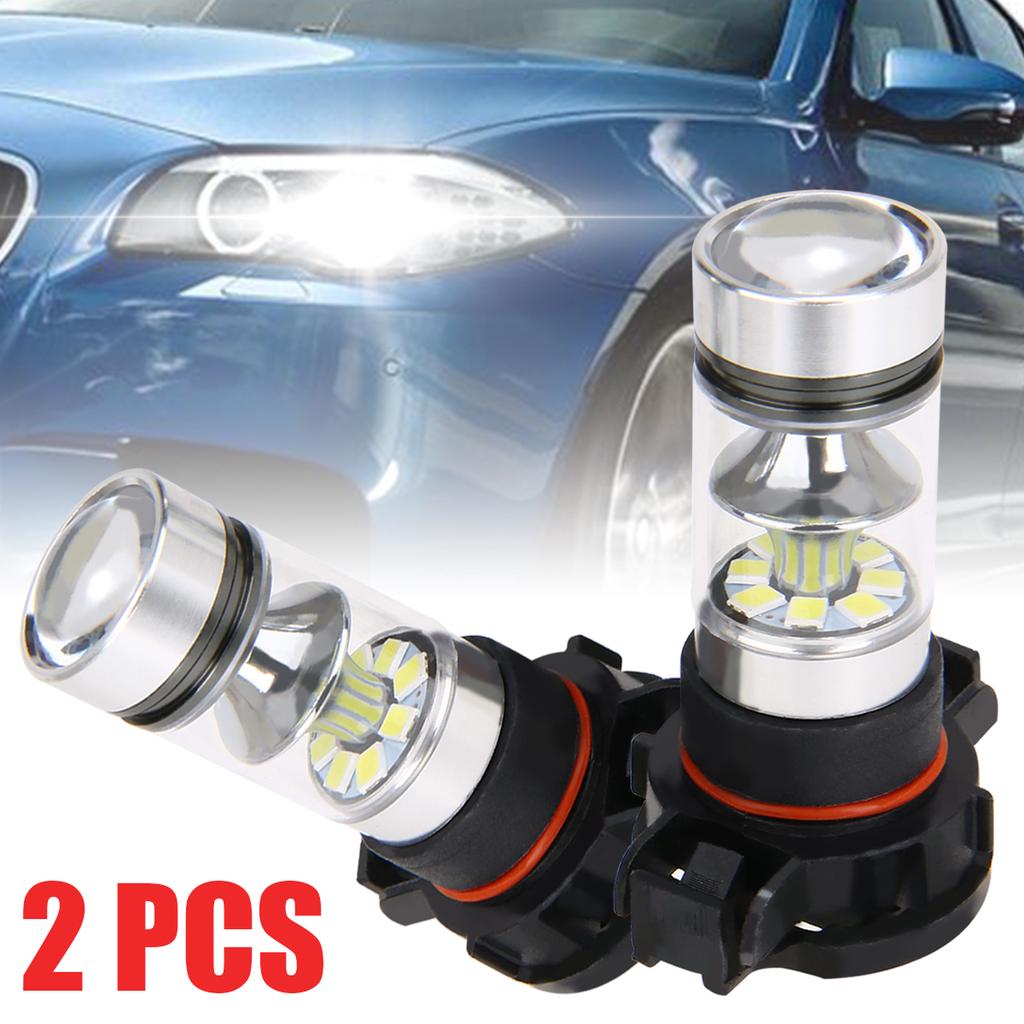 Aramox LED Bulbs - 2x White 5202 H16 Fog Lights & Daytime Running Lights