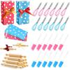 48 Pcs Kids Mini Baking Sets for Real Cooking Games Prize Party Favors, with Spatula, Rolling Pin, Whisk, Gift Bags for Baking Cooking Party Class