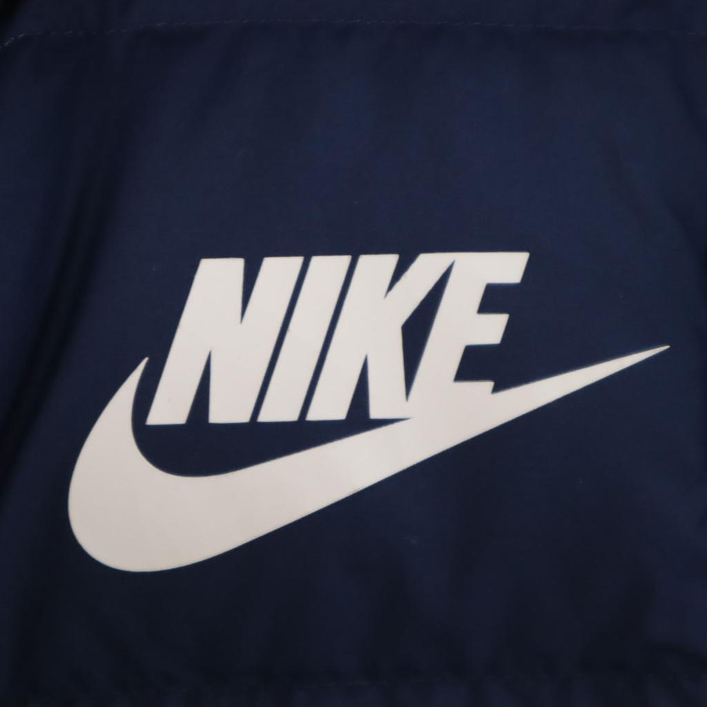 Nike Down Coat XL Navy Women Used
