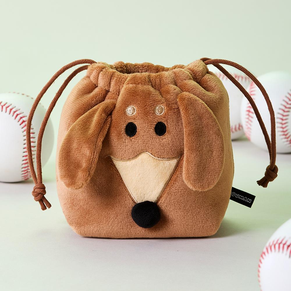 JOGUMAN WOODY Baseball String Pouch