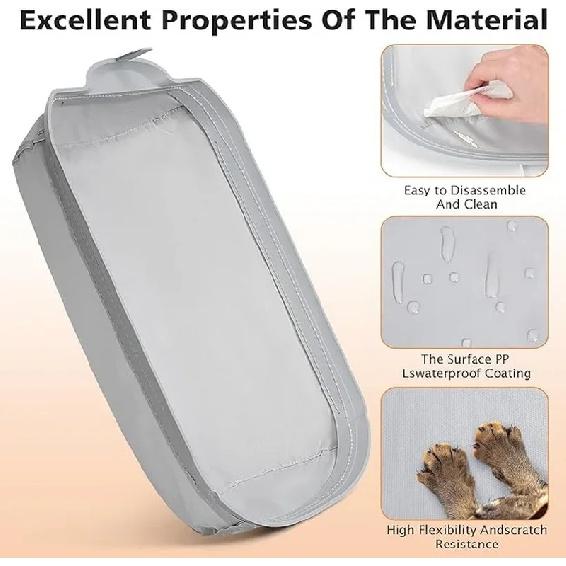 Self Cleanin Cat Litter Box Accessories Soft Fabric Mat Collecting Feces Bottom Neo-B Cat Toilet Litter Box