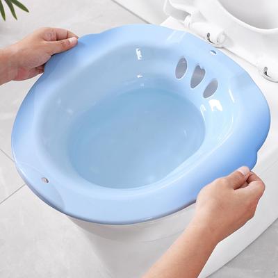 Baño de asiento para asiento de inodoro, cuenca portátil, no requiere agacharse, bidé, vapor Yoni
