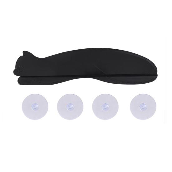 Yousheng 2 Stück Cartoon Katze Spülbecken Spritzschutz mit Saugnäpfen Gemüsewaschen Wasserspritzer Schutz Küchenarbeitsplatte Kätzchen Spritzschutzbrett