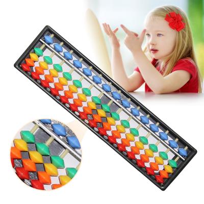 Abacus 15-Row Five Beads Hand-eye Coordination Teaching Universal Rods Plastic for Home