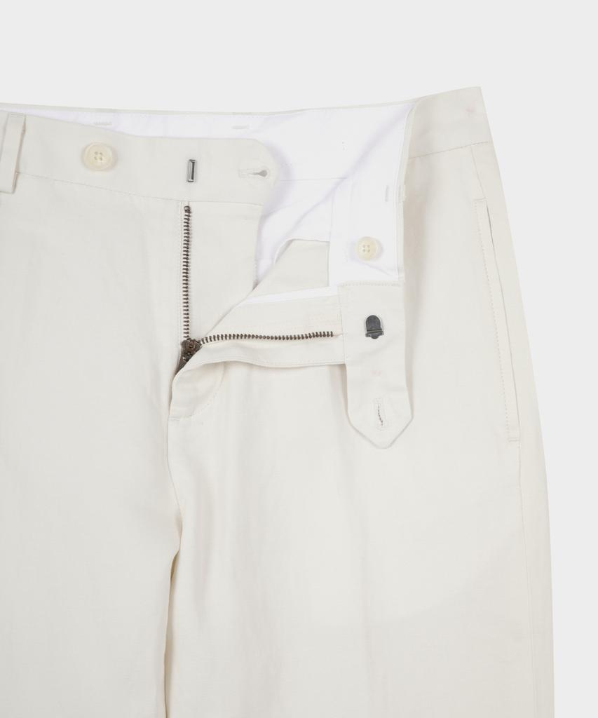 BROOKS BROTHERS Linen Cotton Pants (Ivory) (Bbpcmm7792Bfm)