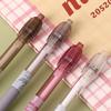 8PCS Stress Relief Retractable Gel Pen 0.5MM Tip Quick Dry Ergonomic Silicone Grip Gel Pen for School Office Supplies