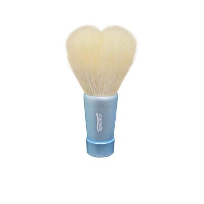 Kumano Fude Make-up Pinsel Cosmedo Gesichtsreinigungspinsel M Größe Länge Blau Takumis Herzförmig (Insgesamt 80mm) (Spitze Weiß/Griff Blau) M W/B
