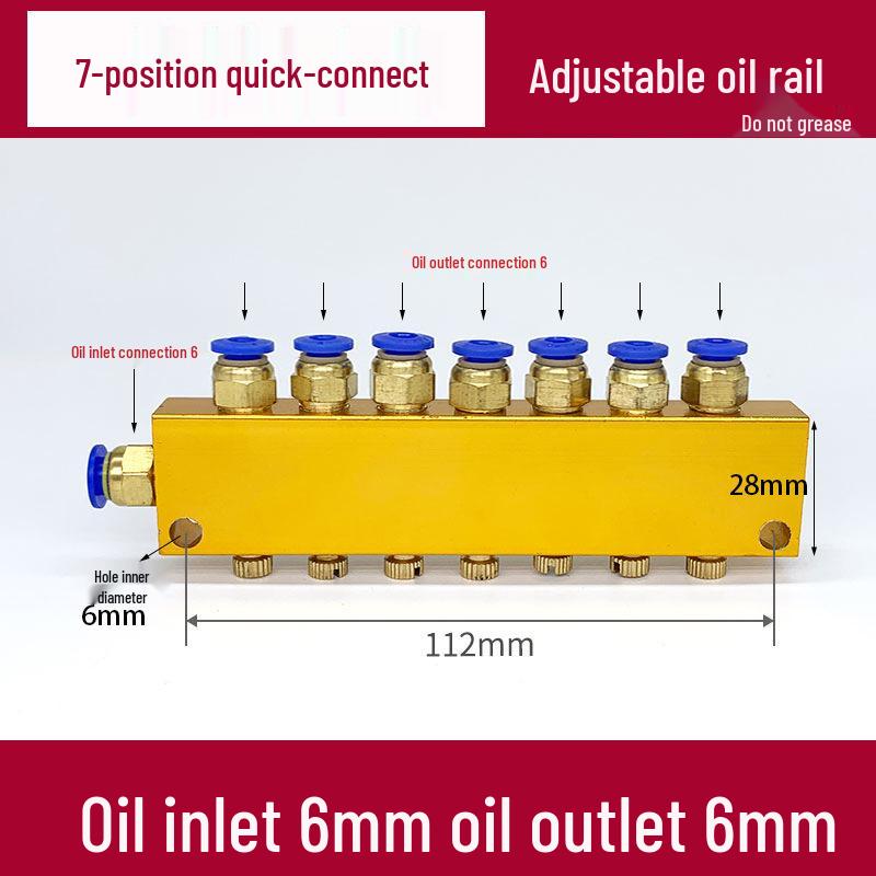 Adjustable Quick-Connect Oil Manifold & Distributor Valve